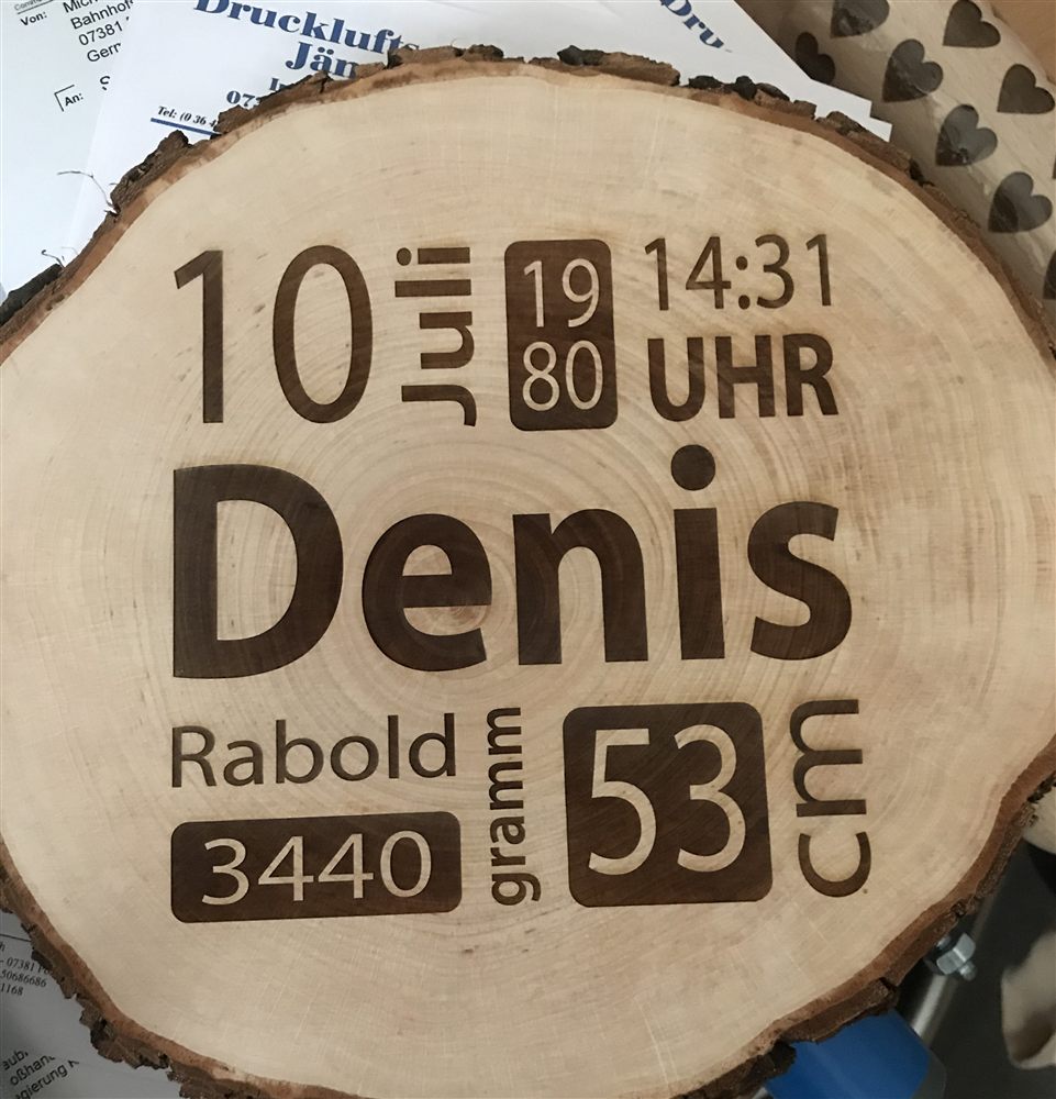 Personalisierte Gravuren